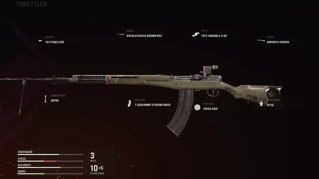 Throttler - COD Warzone and Vanguard Weapon Blueprint | Call of Duty Throttler - COD Warzone and Vanguard Weapon Blueprint | Call of Duty