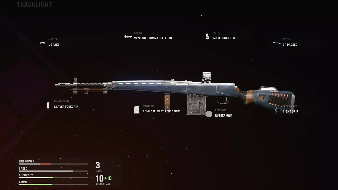 Tracklight - COD Warzone and Vanguard Weapon Blueprint | Call of Duty