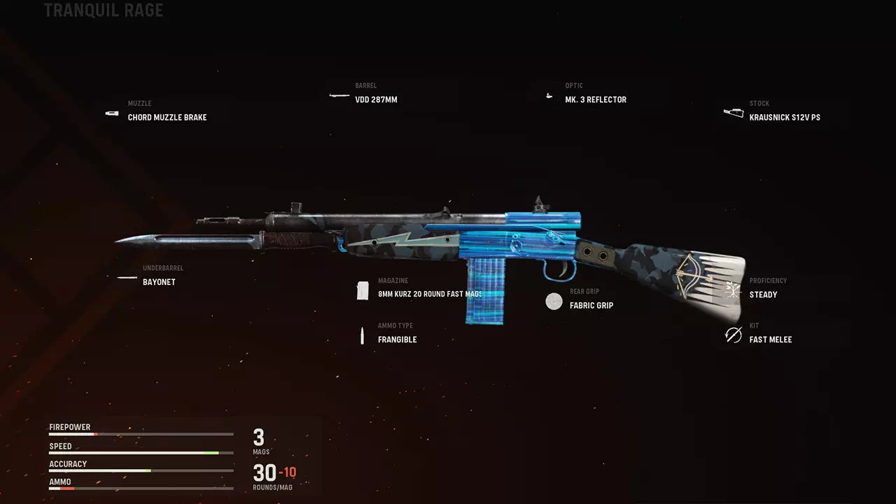 Tranquil Rage - COD Warzone and Vanguard Weapon Blueprint | Call of Duty Tranquil Rage - COD Warzone and Vanguard Weapon Blueprint | Call of Duty