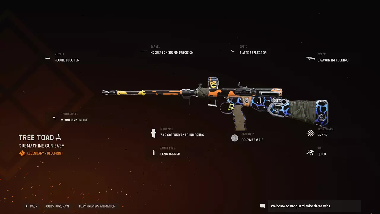 Tree Toad - COD Warzone and Vanguard Weapon Blueprint | Call of Duty