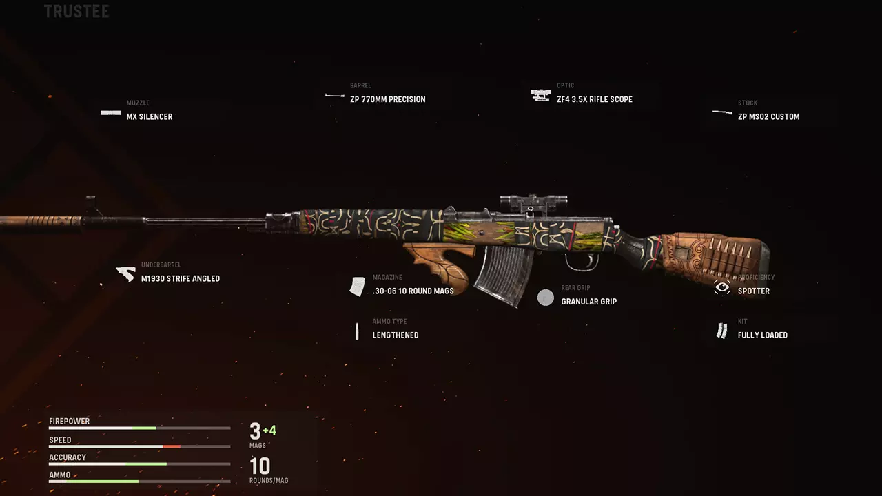Trustee - COD Warzone and Vanguard Weapon Blueprint | Call of Duty