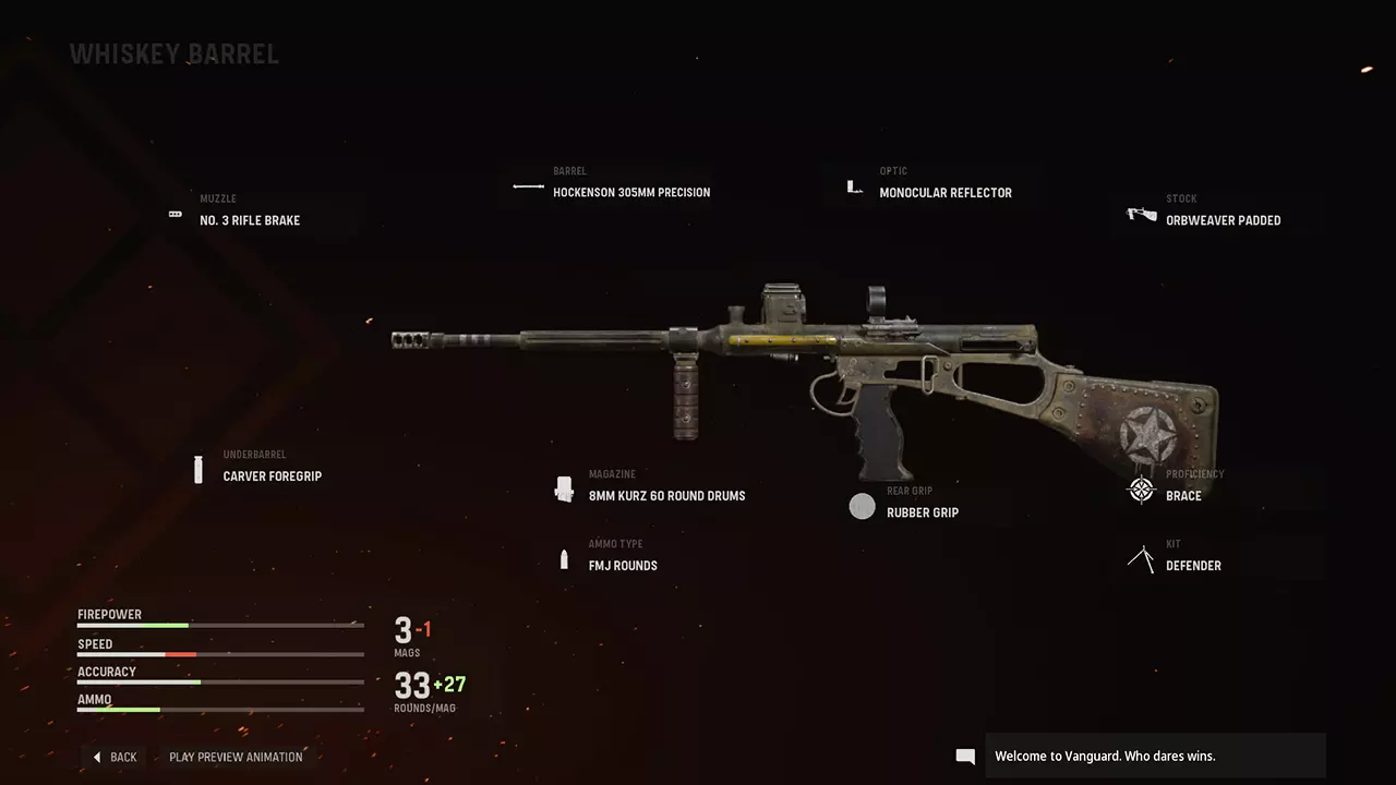 Whiskey Barrel - COD Warzone and Vanguard Weapon Blueprint | Call of Duty Whiskey Barrel - COD Warzone and Vanguard Weapon Blueprint | Call of Duty