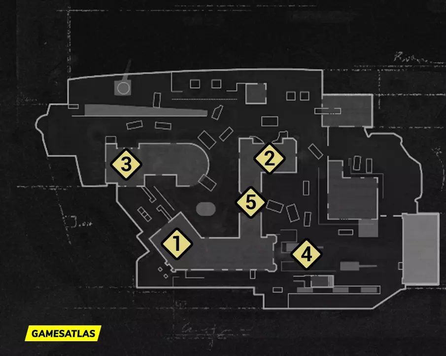 Berlin COD Vanguard Hardpoint Rotations Map