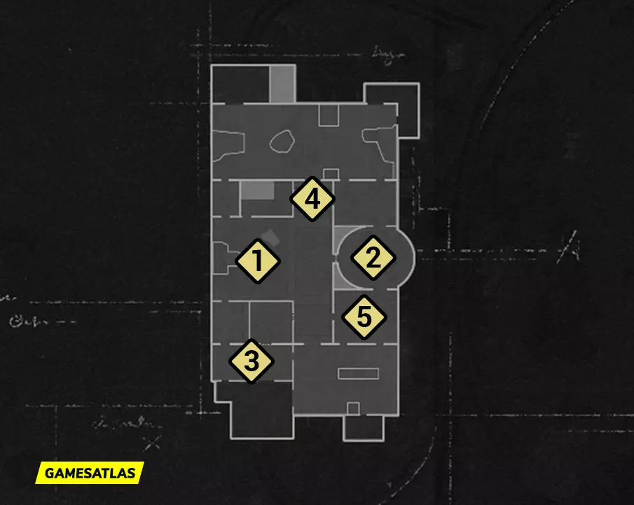 Das Haus COD Vanguard Hardpoint Rotations Map