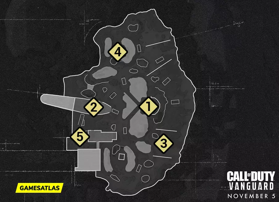 Gavutu COD Vanguard Hardpoint Rotations Map