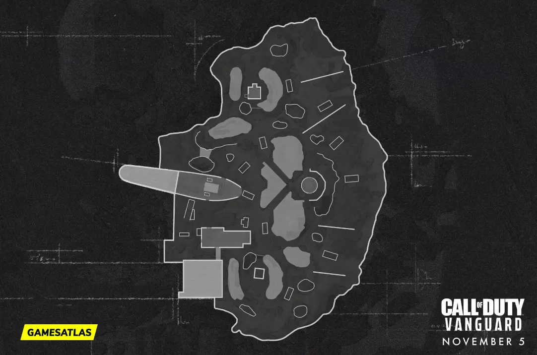 Gavutu COD Vanguard Mini Map Layout