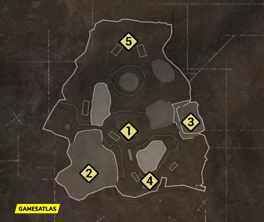 Numa Numa COD Vanguard Hardpoint Rotations Map