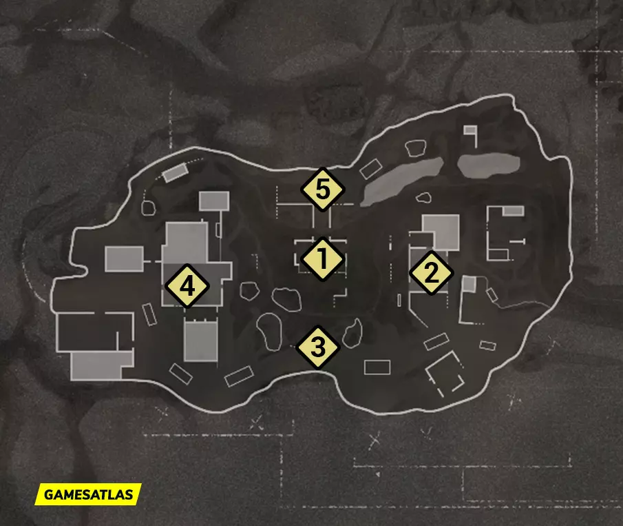 Oasis COD Vanguard Hardpoint Rotations Map