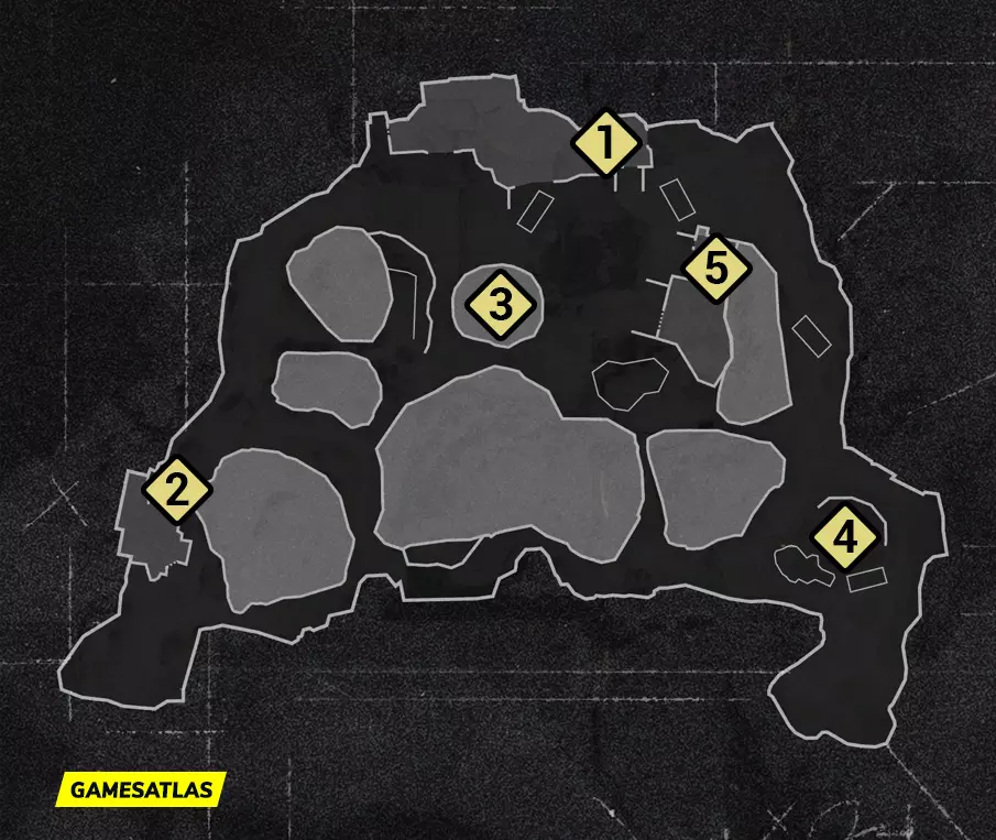 Paradise COD Vanguard Hardpoint Rotations Map