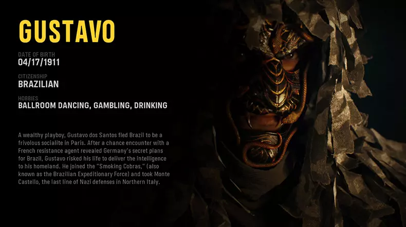 Gustavo dos Santos - COD Vanguard and Warzone Operator Skins & How To Unlock | Call of Duty Gustavo dos Santos - COD Vanguard and Warzone Operator Skins & How To Unlock | Call of Duty