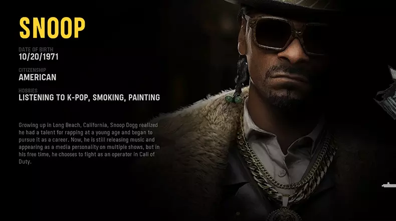 Snoop Dogg - COD Vanguard and Warzone Operator Skins & How To Unlock | Call of Duty