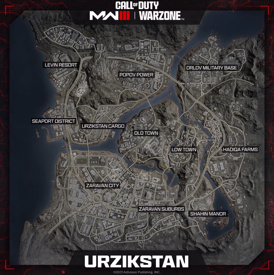 cod warzone urzikstan map