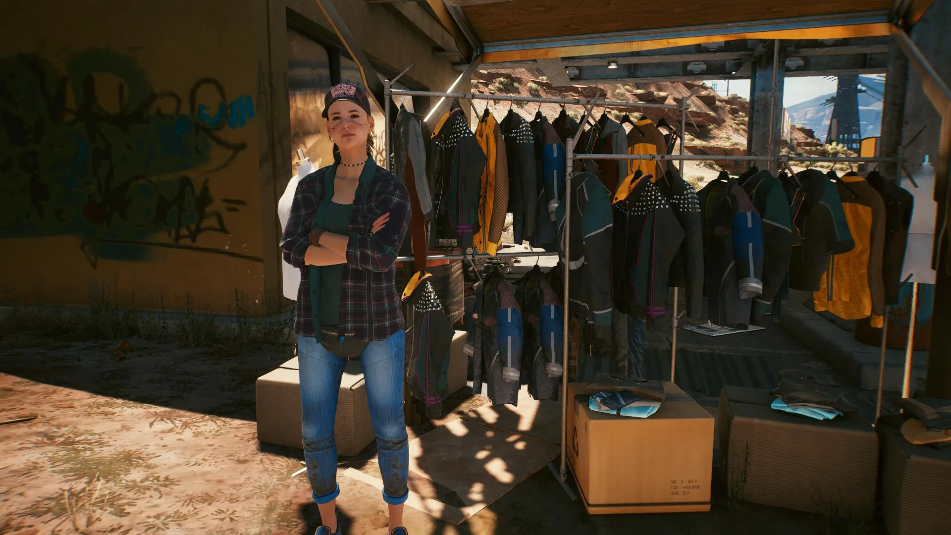 Cyberpunk 2077 Clothing Merchants badlands westbrook clothing vendor