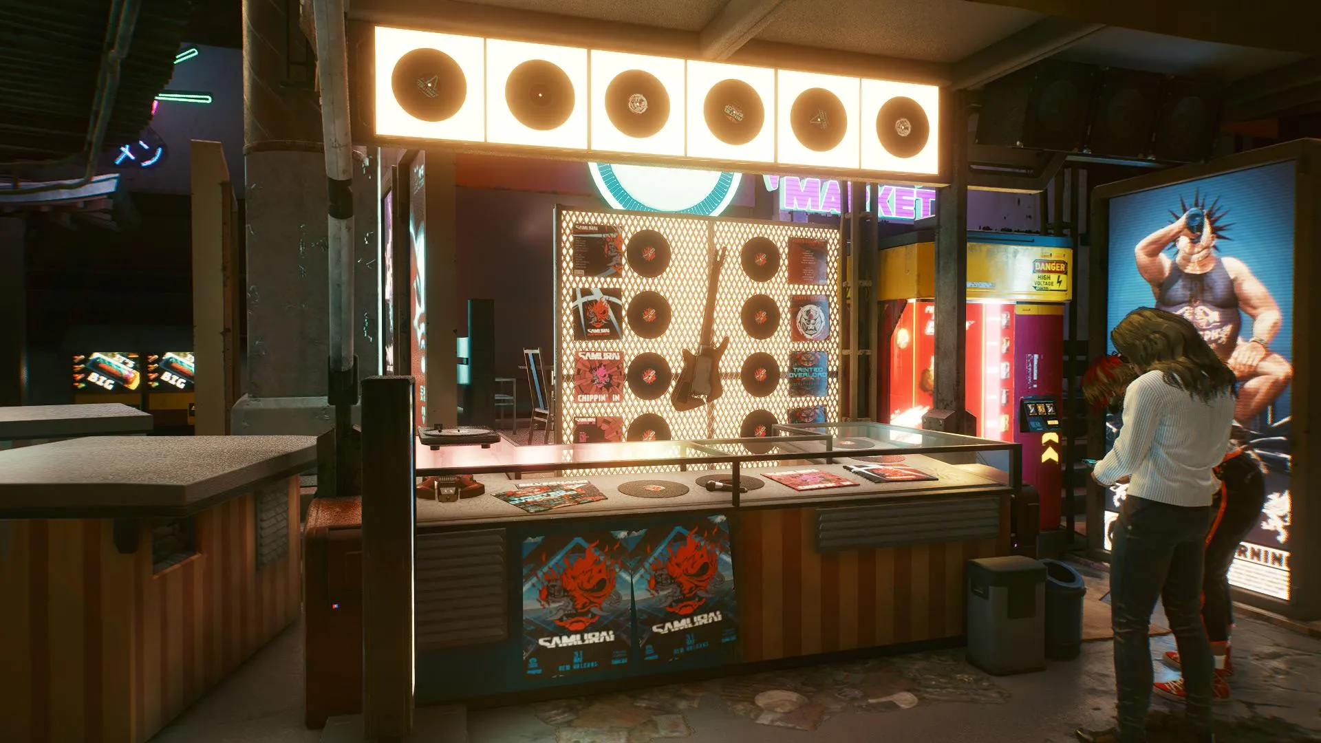 Cyberpunk 2077 Clothing Merchants japantown karims vinyls clothing vendor