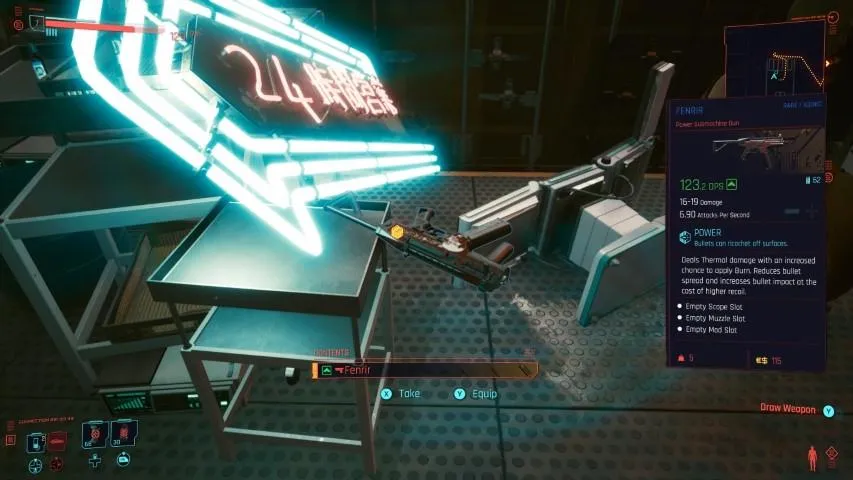 Cyberpunk 2077 Fenrir Iconic Weapon Location Guide 1