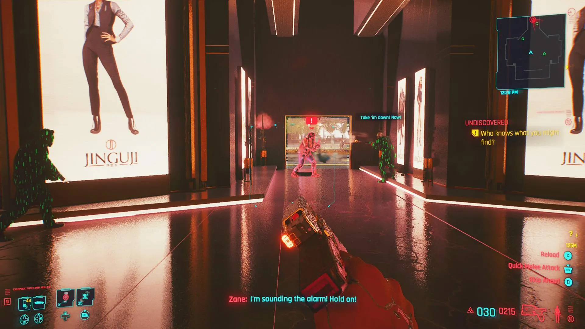 cyberpunk 2077 bullets side job cyberpsycho attacks jinguji guards