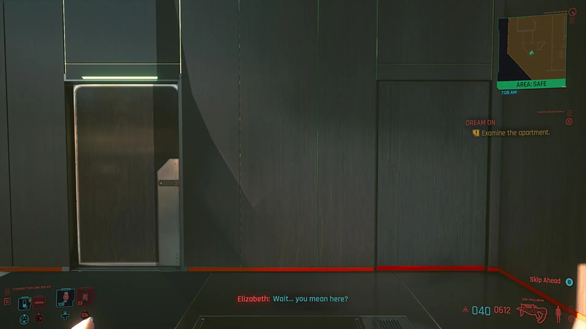 cyberpunk 2077 dream on side job secret room