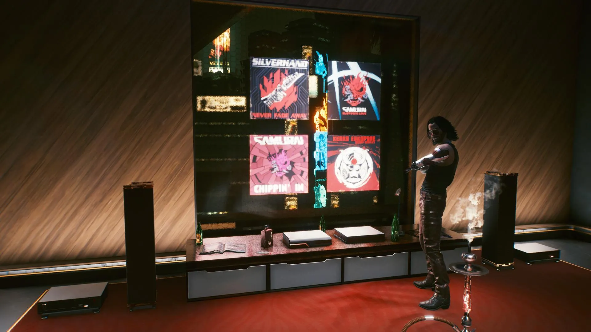 cyberpunk 2077 holdin on side job kerry samurai posters