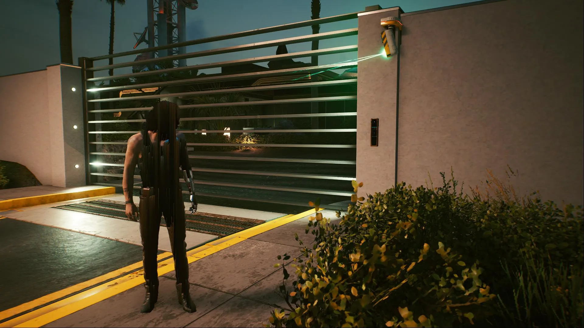 cyberpunk 2077 second conflict side job dennys mansion gate