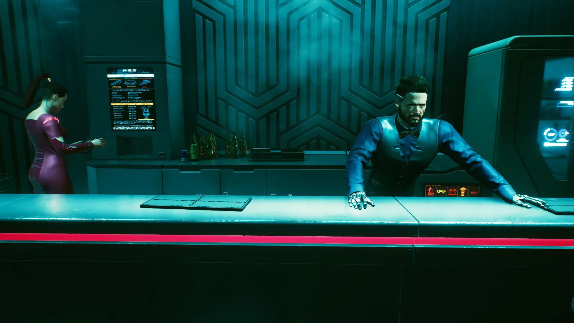 cyberpunk 2077 violence side job riot club bartender