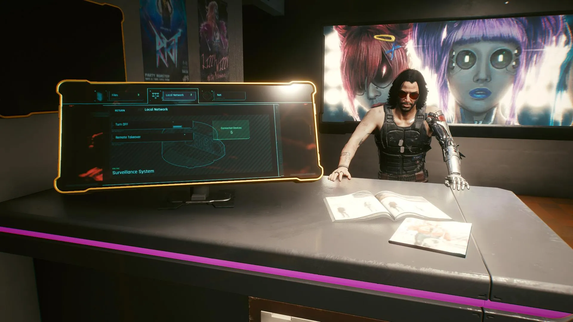 cyberpunk 2077 violence side job riot club security computer