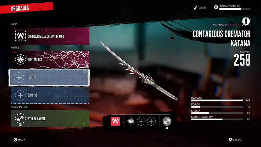 dead island 2 workbench modded katana