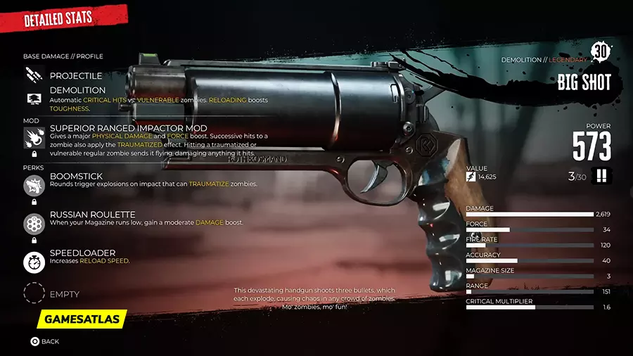 Big Shot - Dead Island 2 Weapon: How To Get and Location