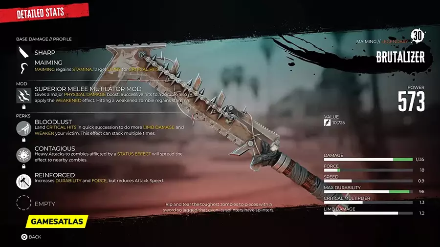 Brutalizer - Dead Island 2 Weapon: How To Get and Location