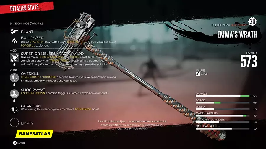 Emma's Wrath - Dead Island 2 Weapon: How To Get and Location Emma's Wrath - Dead Island 2 Weapon: How To Get and Location