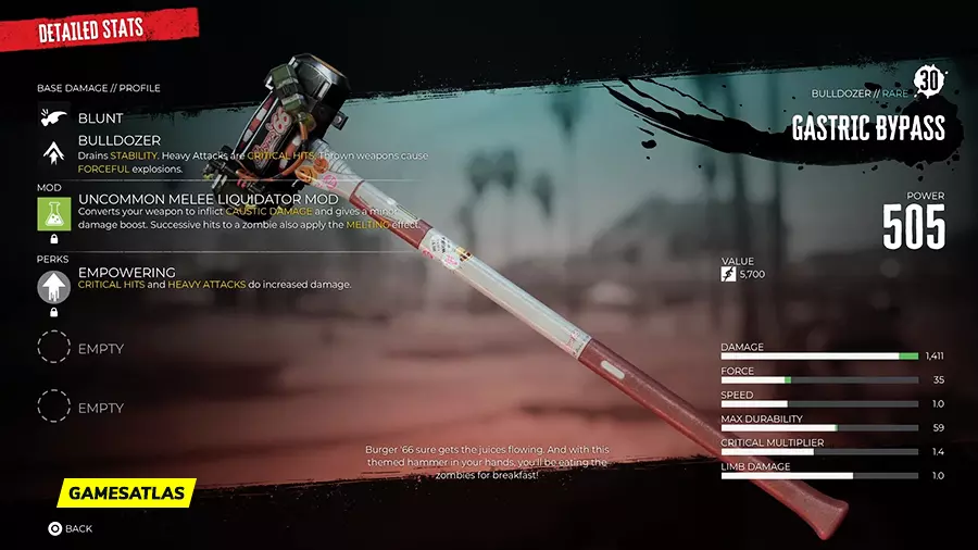 Gastric Bypass - Dead Island 2 Weapon: How To Get and Location Gastric Bypass - Dead Island 2 Weapon: How To Get and Location