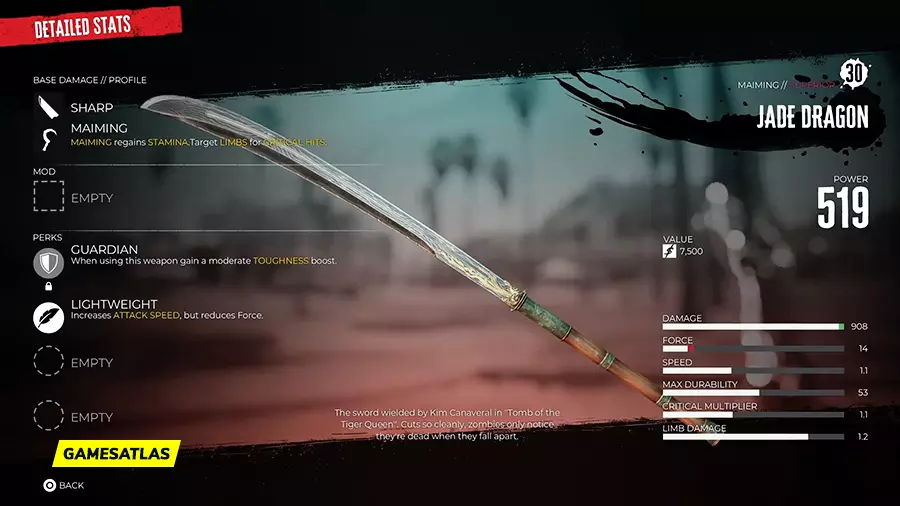 Jade Dragon - Dead Island 2 Weapon: How To Get and Location Jade Dragon - Dead Island 2 Weapon: How To Get and Location