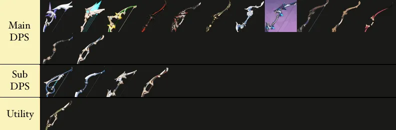 bow weapons
