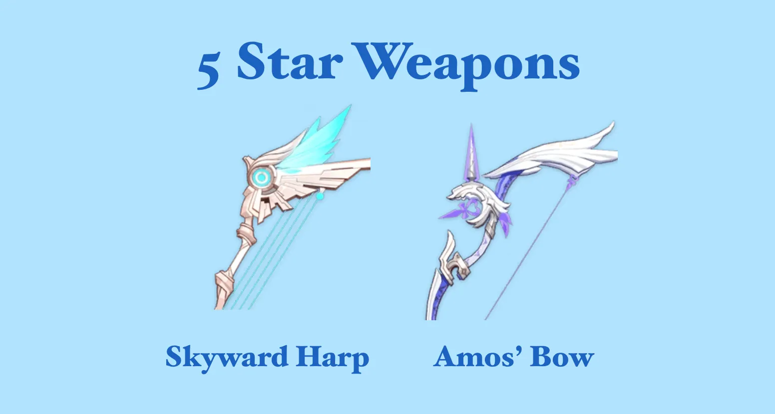 childe 5 weapons