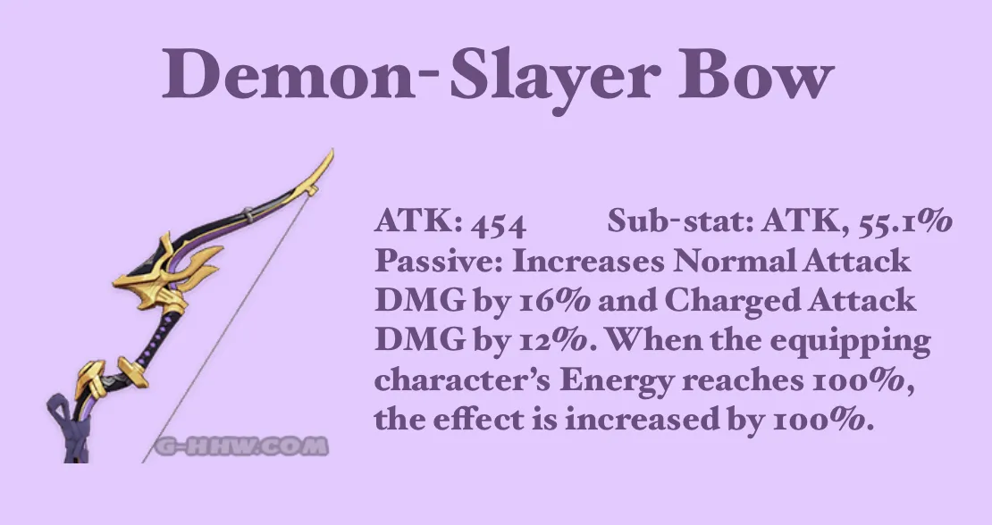 demon slayer bow