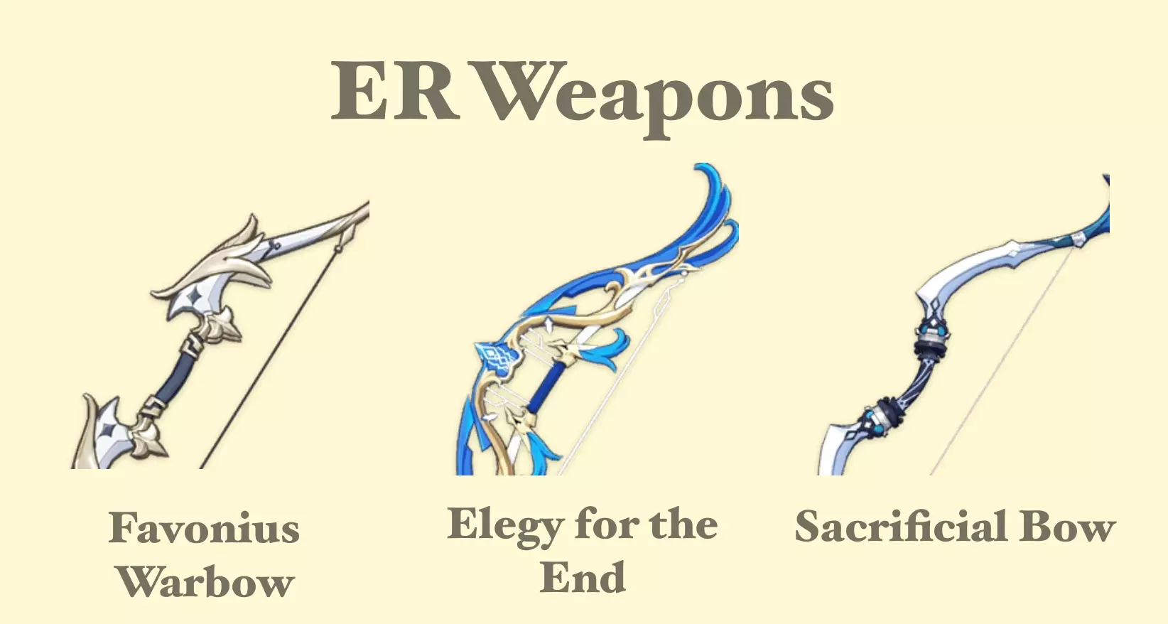 gorou weapons