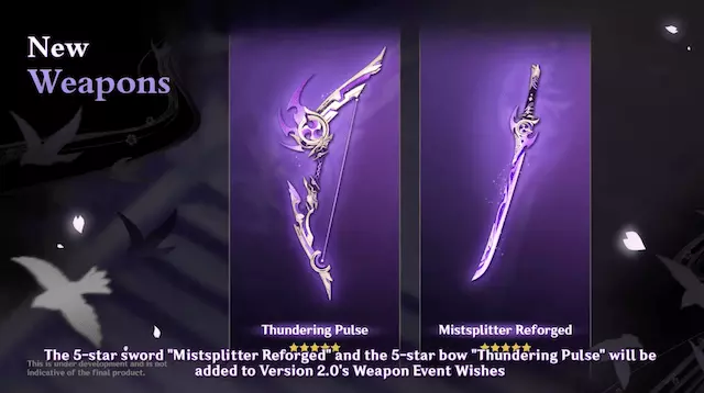 inazuma 5star weapons