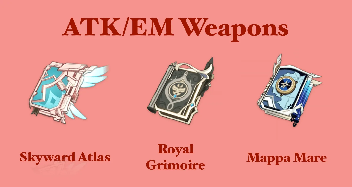 klee atk em weapons