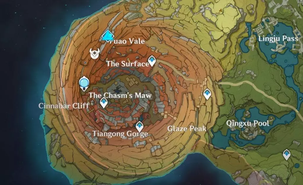 lost valley map