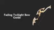 Fading twilight bow