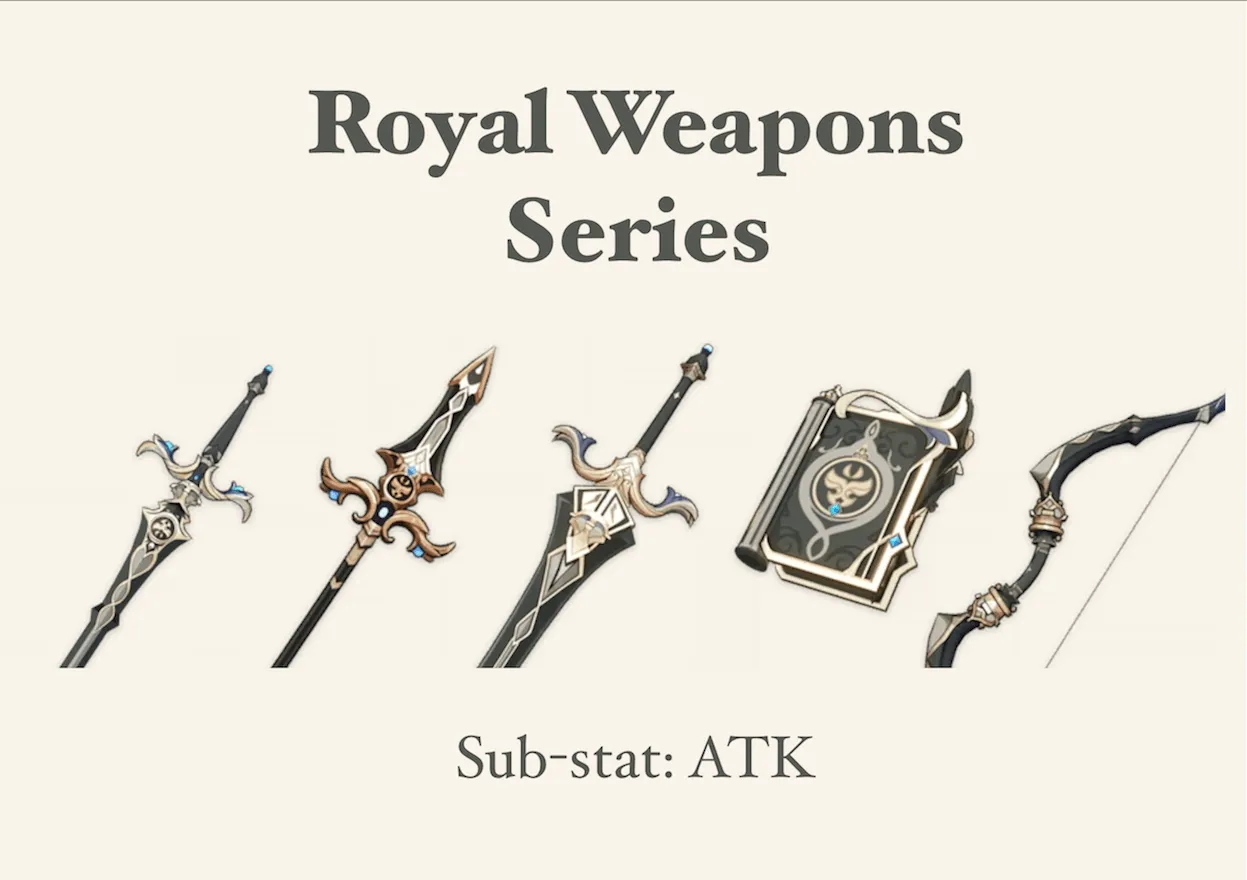 royal weapons