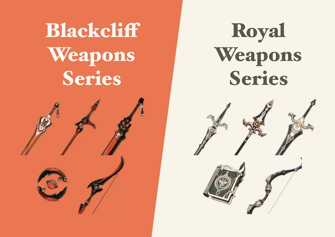 Genshin Impact: Blackcliff VS Royal Weapons - Guides & News Genshin Impact: Blackcliff VS Royal Weapons - Guides & News