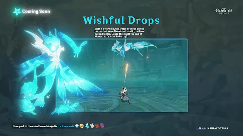 wishful drops event