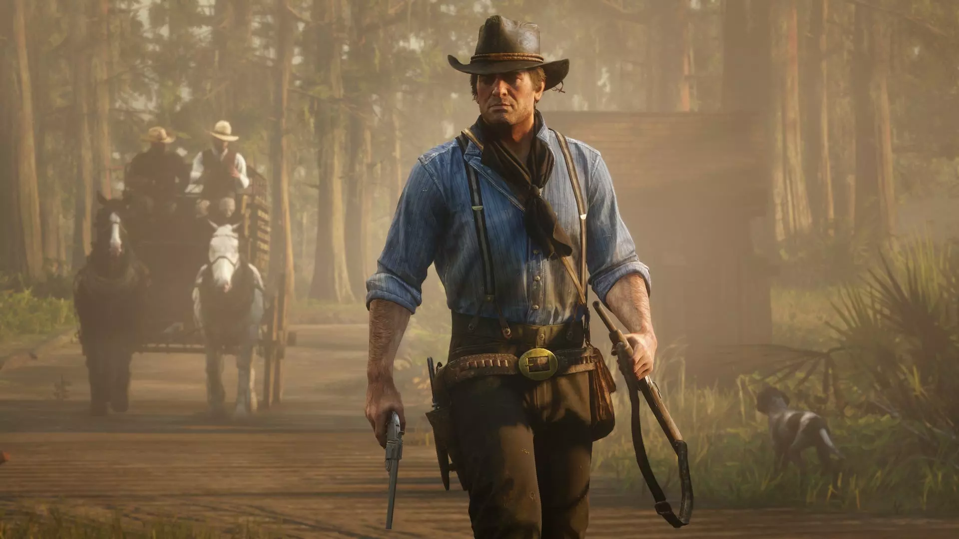 Arthur Morgan  Wallpaper, Background, Action adventure game