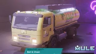 Toxic  waste  truck