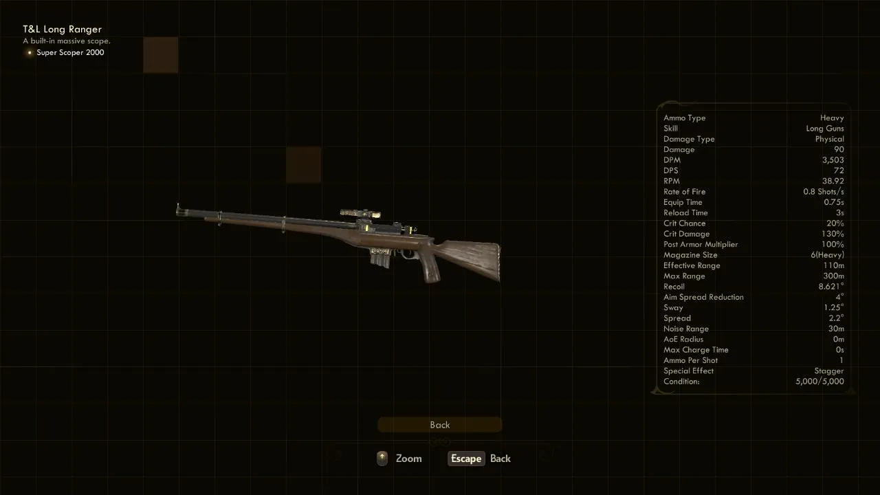 Long Ranger The Outer Worlds Weapons