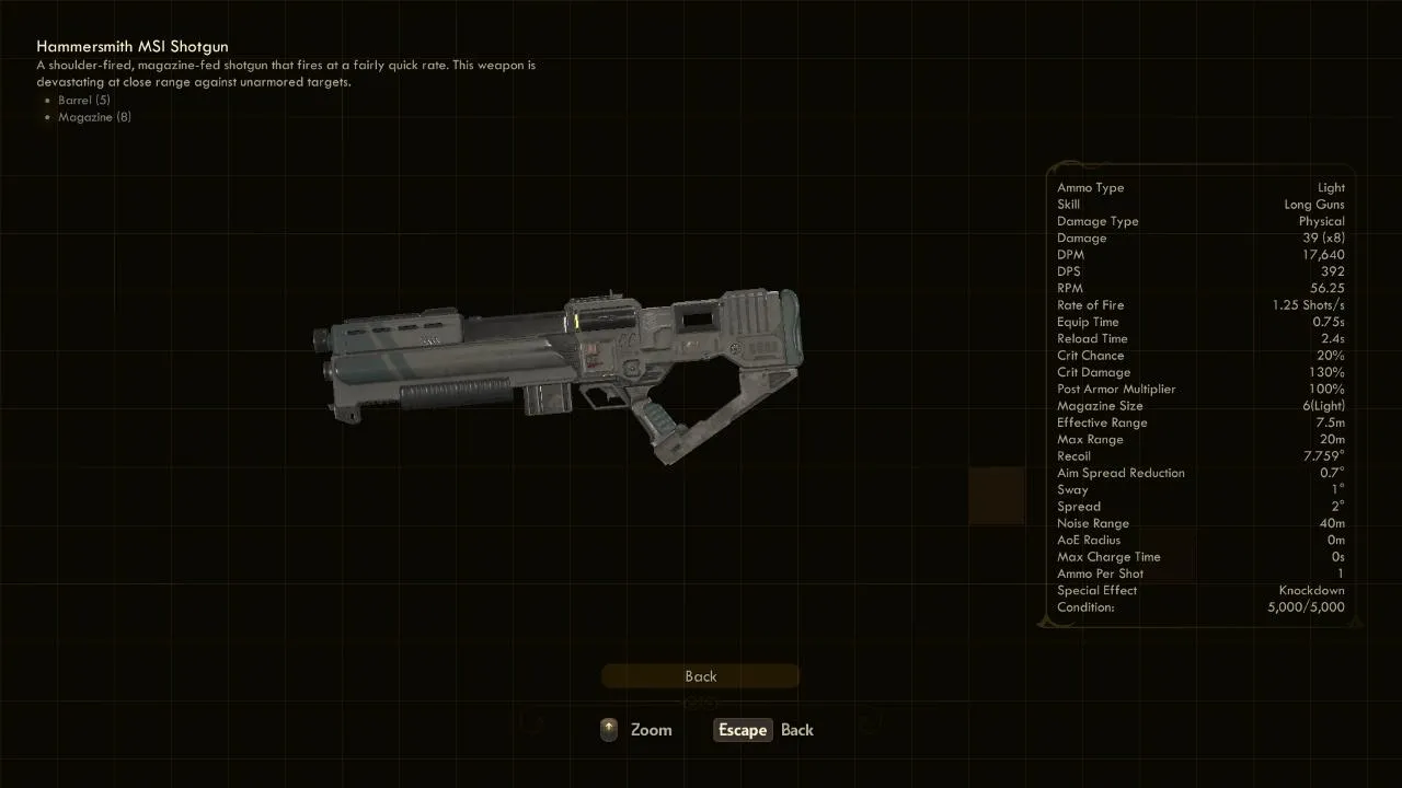 MSI Tactical Shotgun MSI Tactical Shotgun