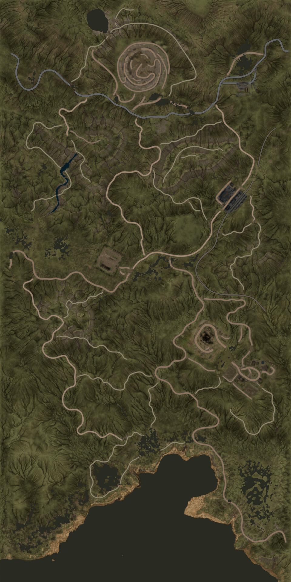 Taymyr Russia Quarry Map