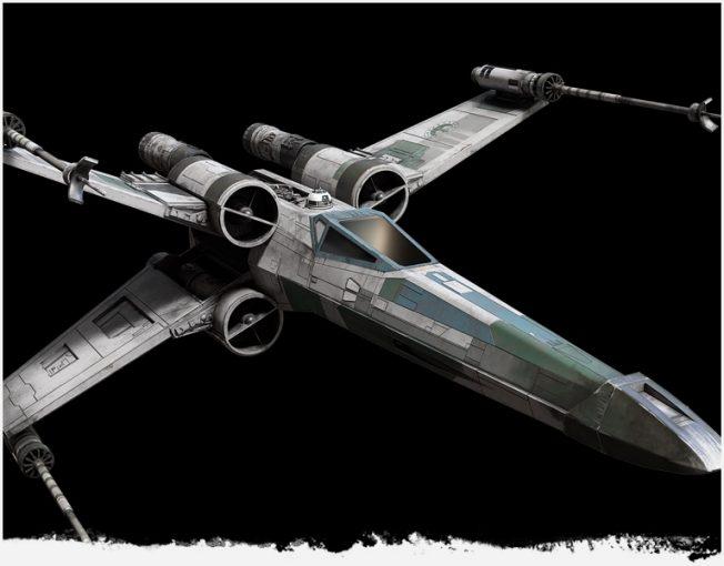 Star Wars  X-wing star fighter ship hero class 